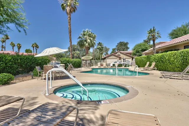 a view of a brick building