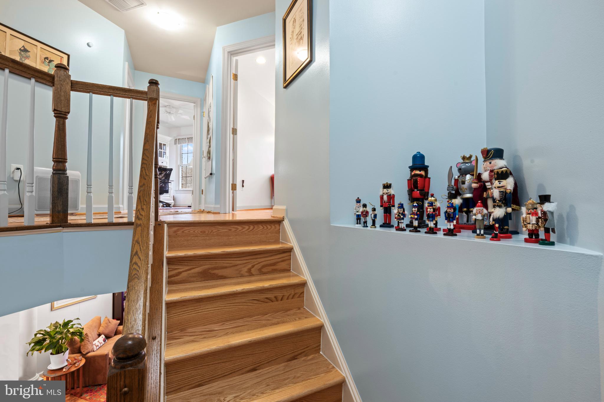 150 Rees Place Falls Church, VA 22046 - Photo 21 of 47 Charming hardwood staircase