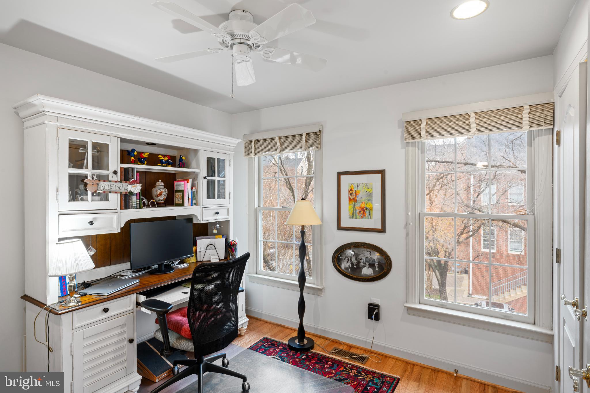 150 Rees Place Falls Church, VA 22046 - Photo 34 of 47 a view of a workspace with furniture and a window