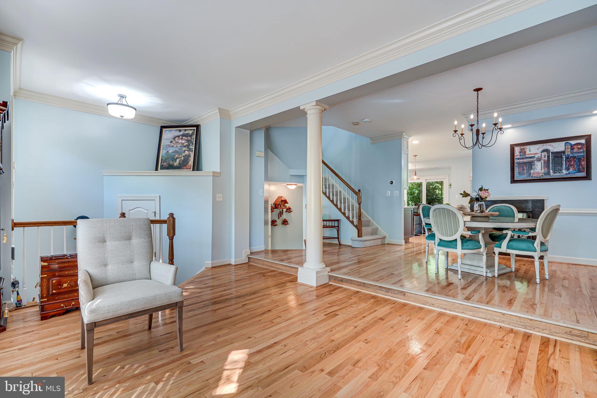 150 Rees Place Falls Church, VA 22046 - Photo 5 of 47 a living room with furniture and a wooden floor