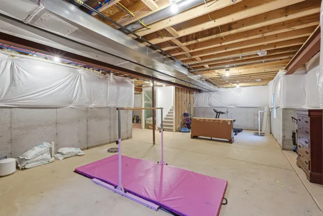 a utility room with stainless steel appliances