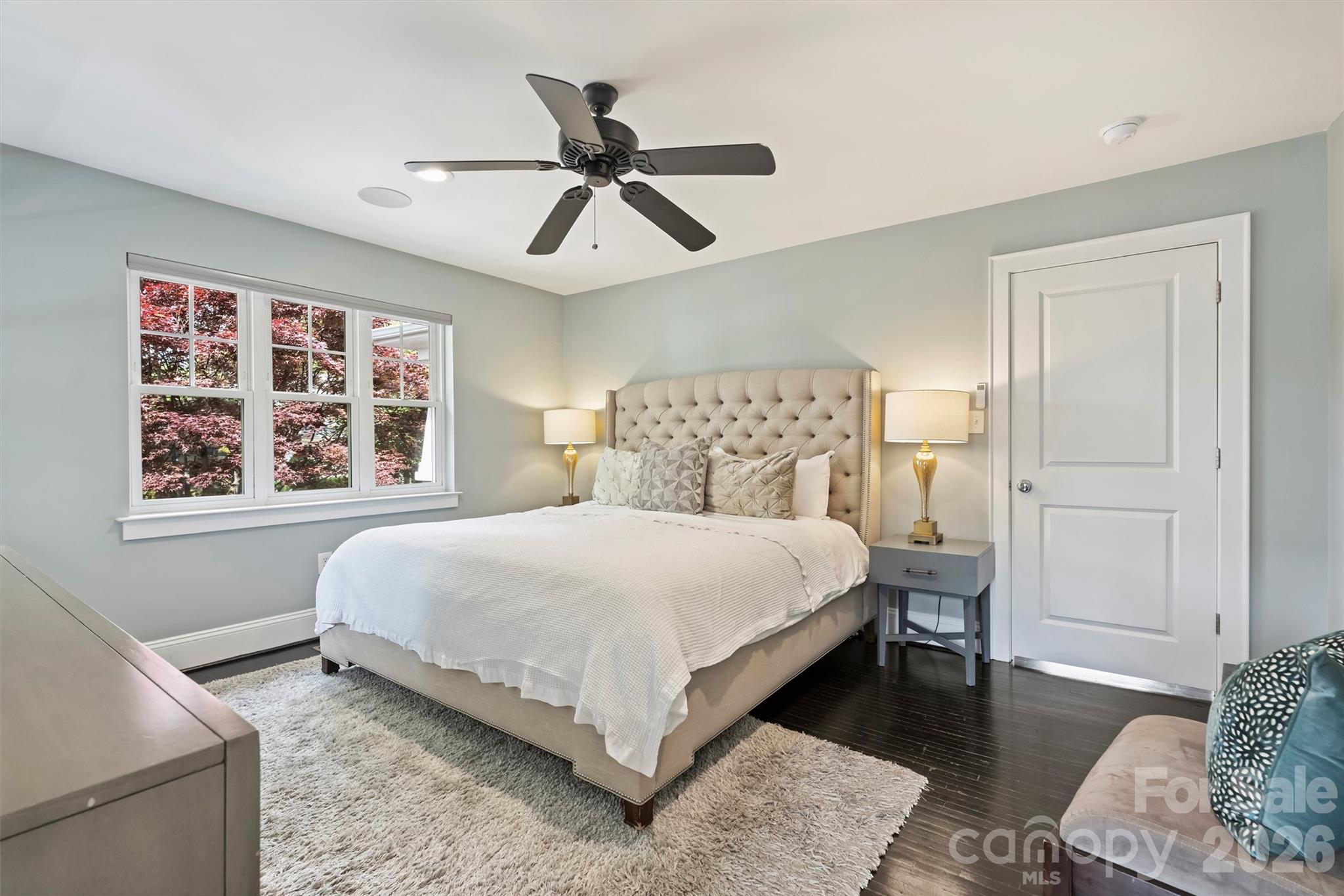 1734 Club Road Charlotte, NC 28205 - Photo 19 of 41 a bedroom with a large bed and a window