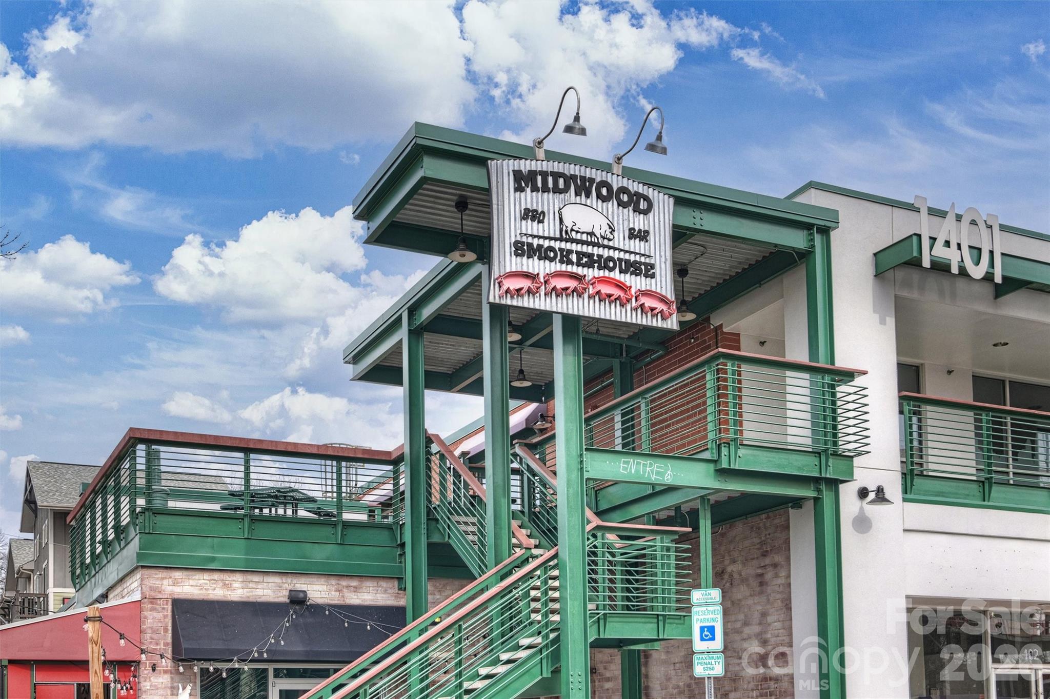 1734 Club Road Charlotte, NC 28205 - Photo 36 of 41 a view of a cafe with sitting area