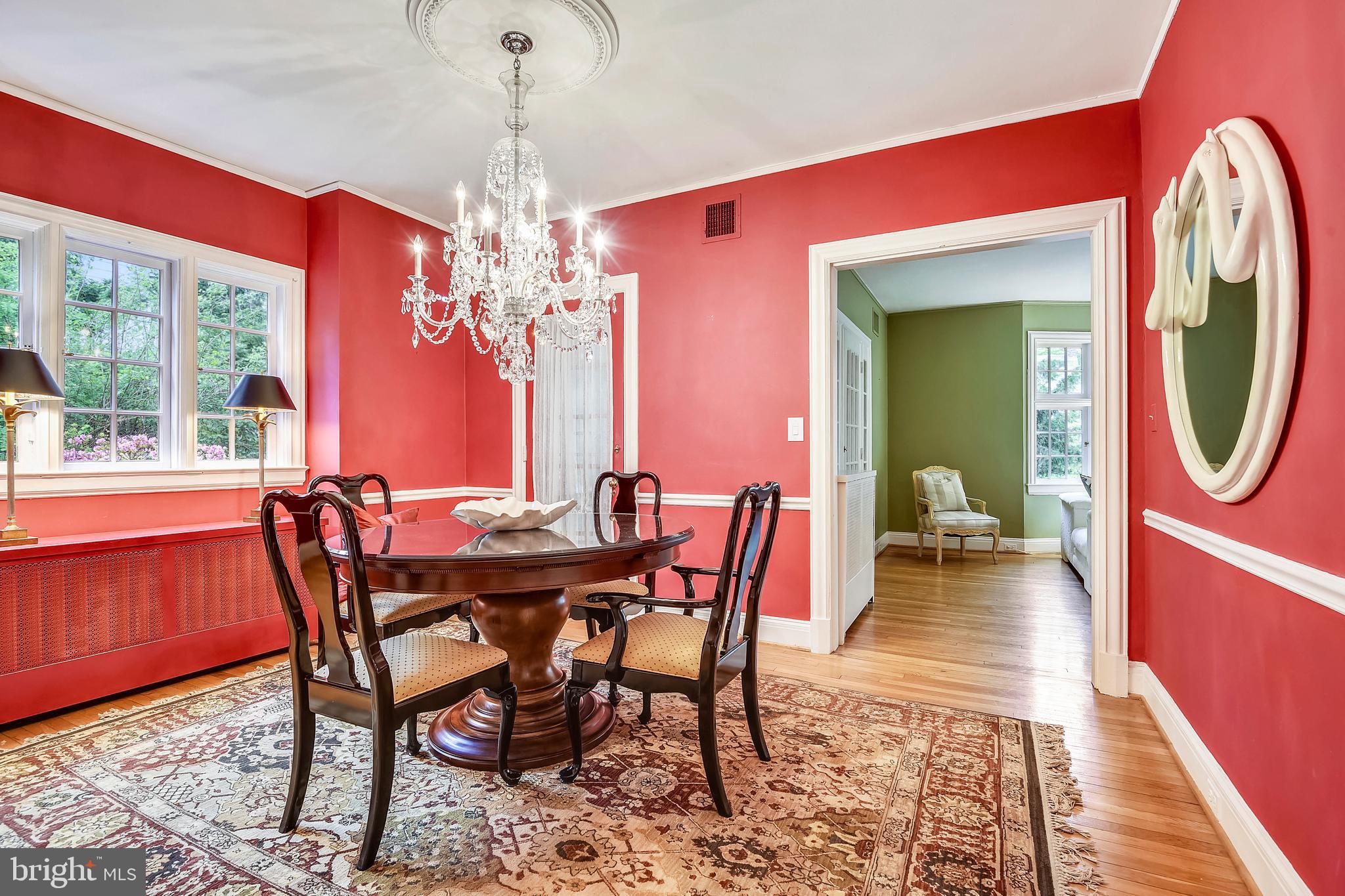 2208 South Road Baltimore, MD 21209 - Photo 11 of 55 Dining Room w/ Access to Large Screened-In Porch