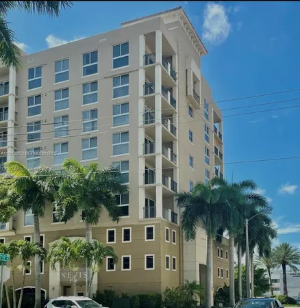 a front view of a building