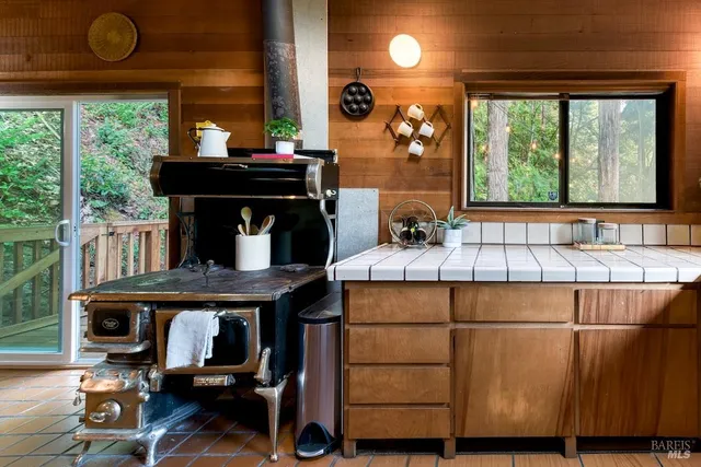 a room with furniture and window