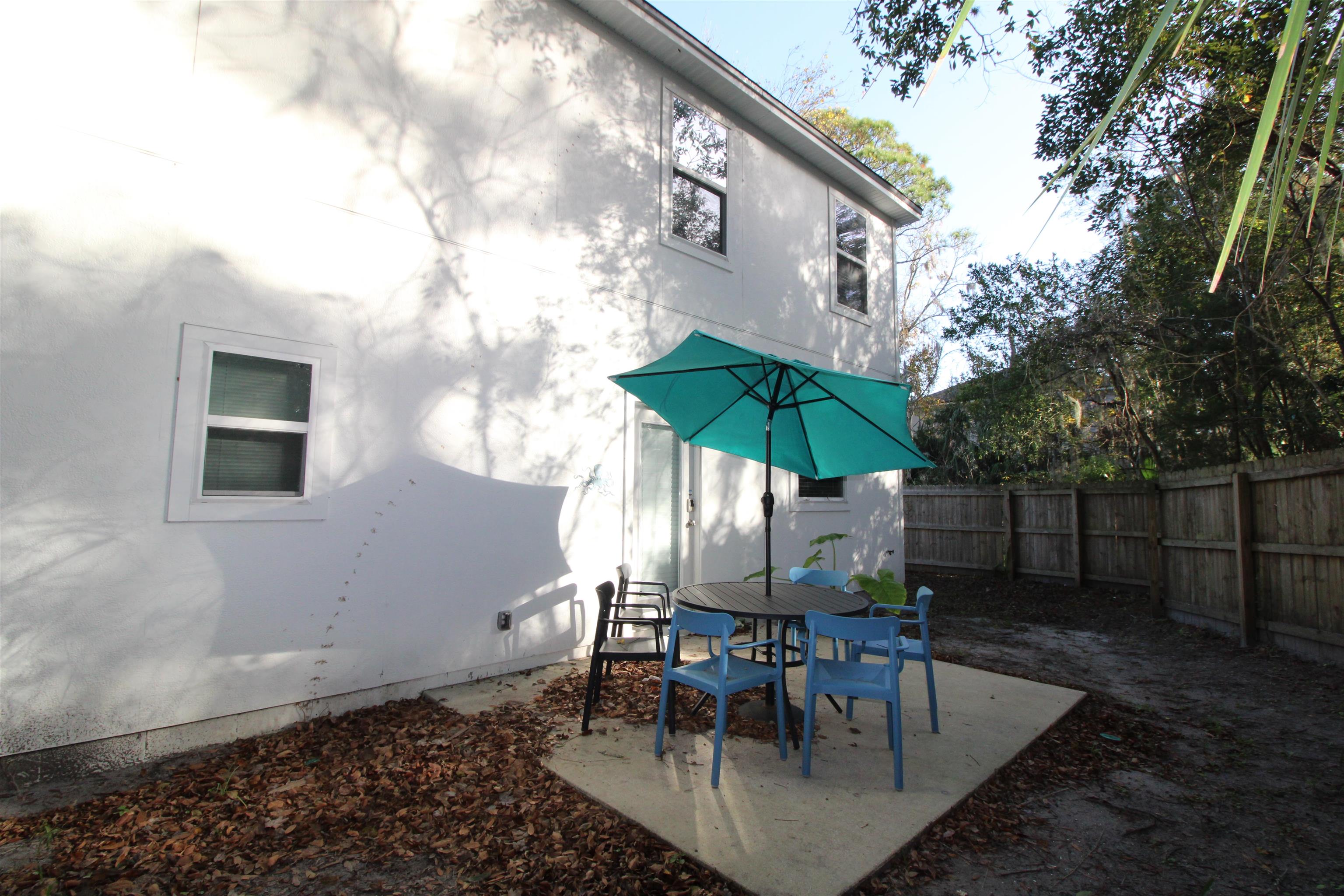 241 Columbus Street St. Augustine, FL 32084 - Photo 41 of 47 a view of a tables and chairs in patio