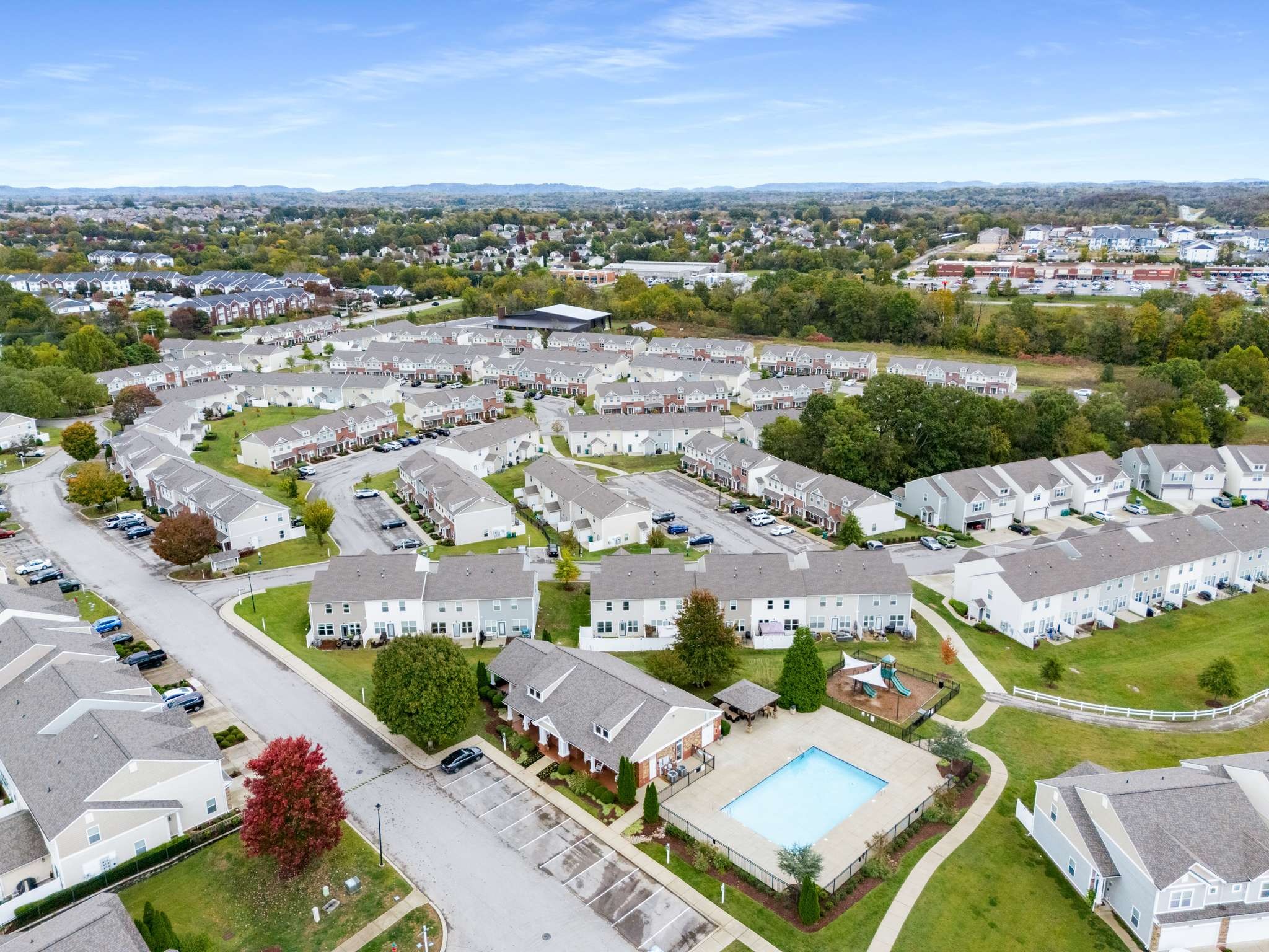 7024 Magnolia Crossings Spring Hill, TN 37174 - Photo 39 of 40 an aerial view of residential houses with outdoor space