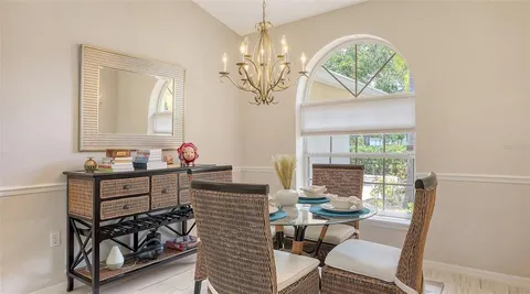 a view of a house with backyard from a porch