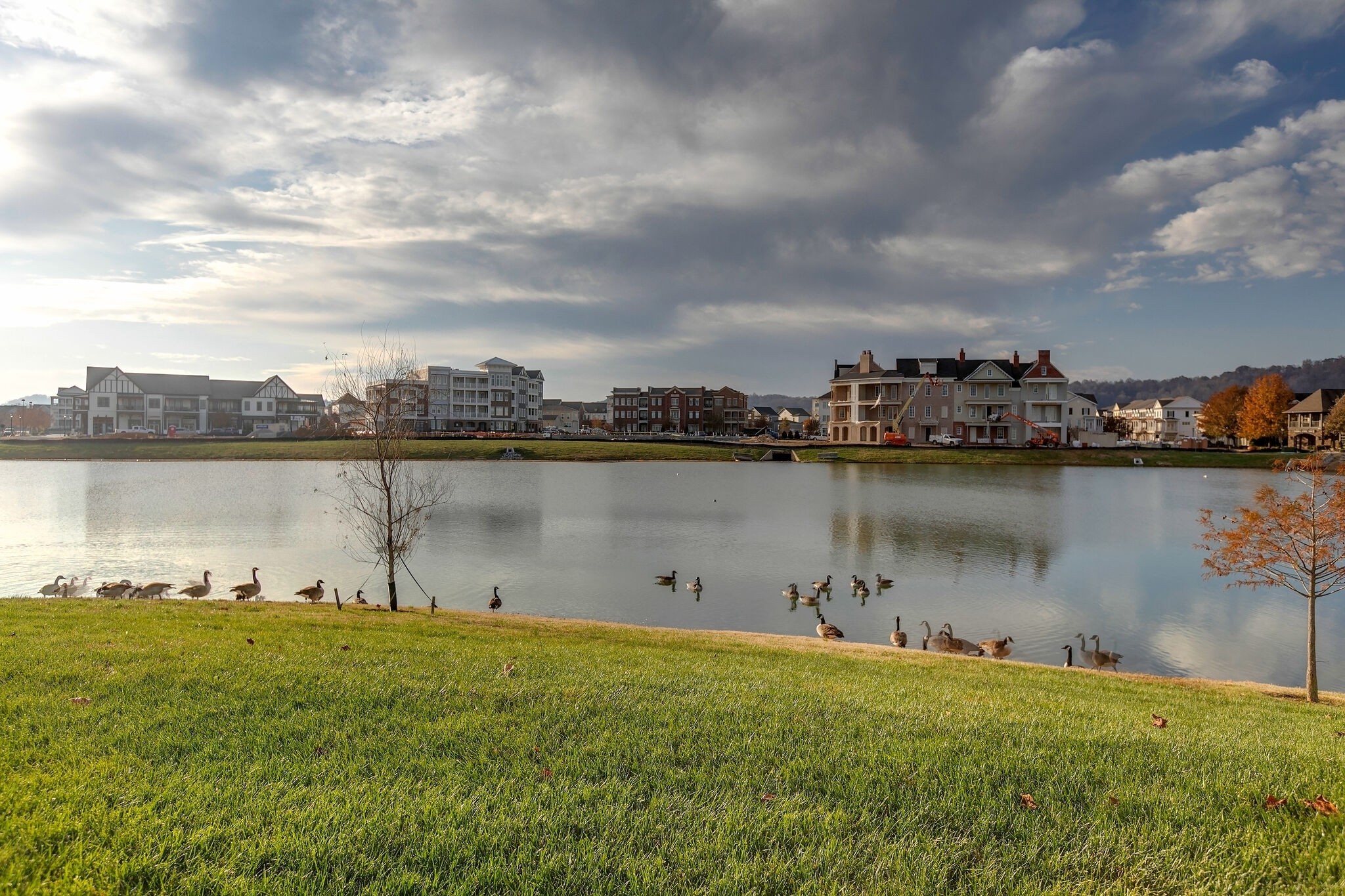 2000 Erwin Street Franklin, TN 37064 - Photo 72 of 97 a view of a lake with houses in the back