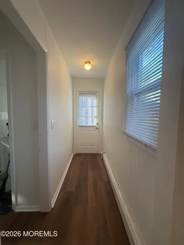 a view of hallway with window