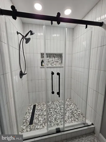 a workspace with furniture and wooden floor