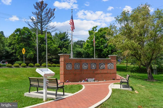 a view of outdoor space with garden and entertaining space