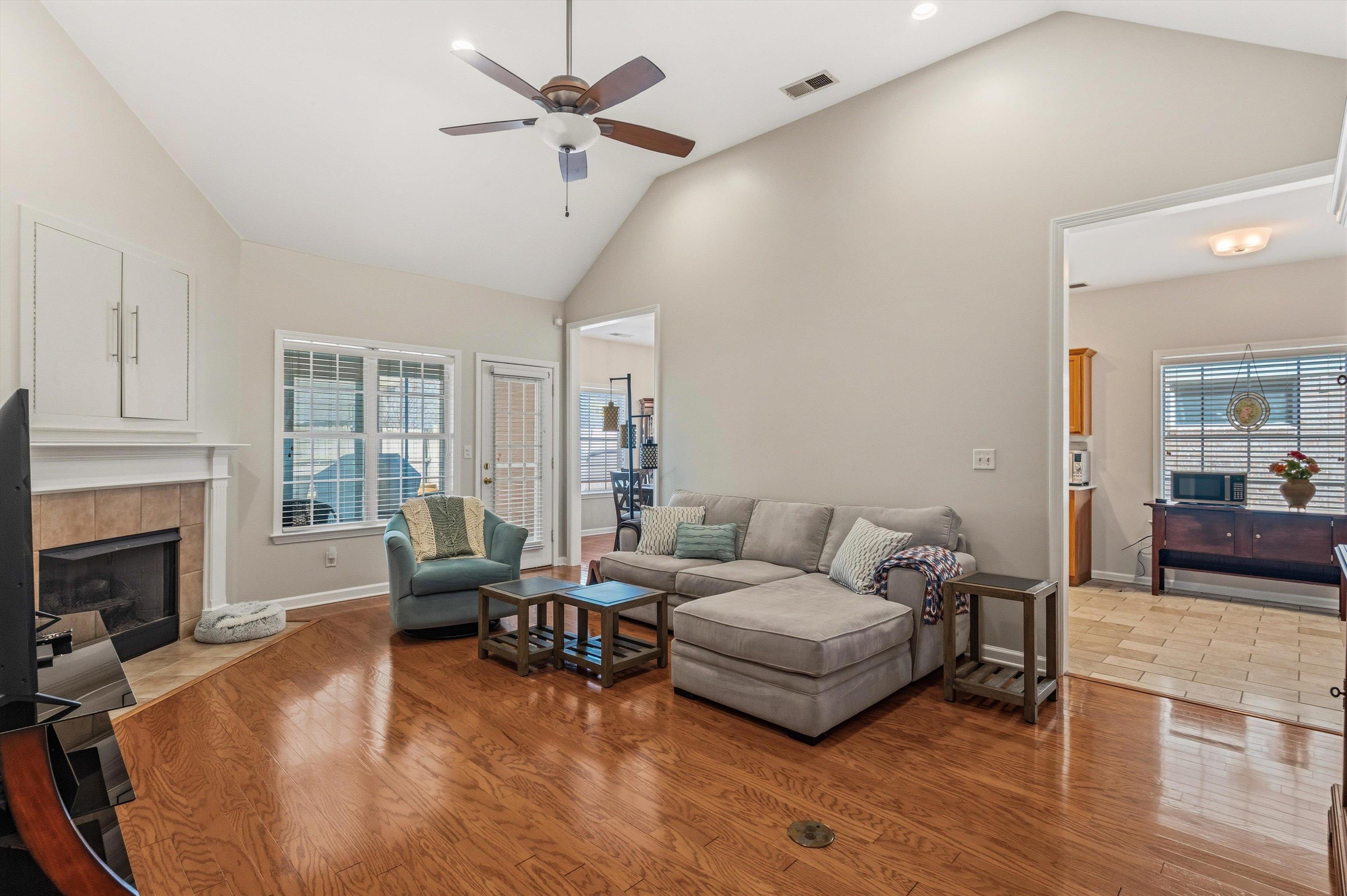 10496 Ashfarm Way Collierville, TN 38017 - Photo 4 of 29 a living room with furniture and a fireplace