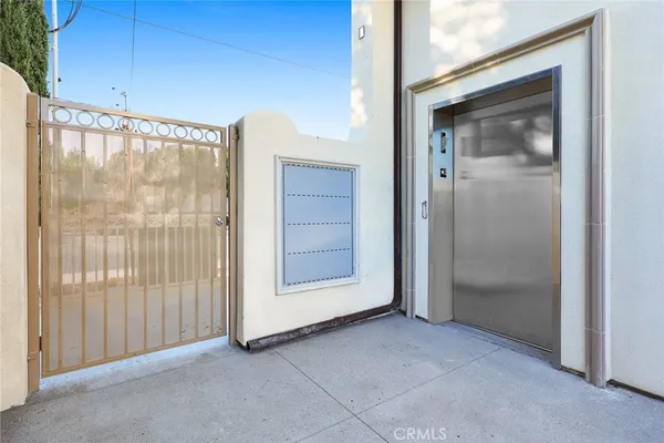 a view of a entryway door with interior