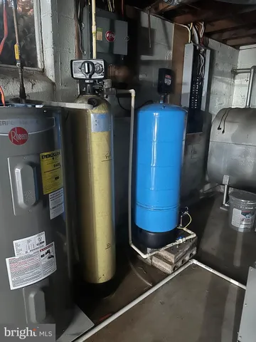 a room with gym equipment