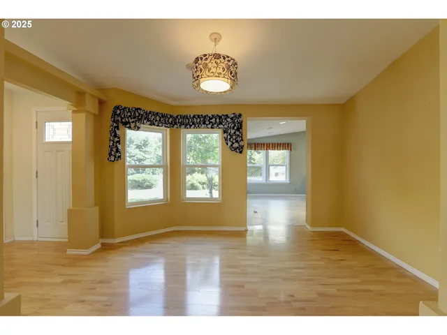 a view of an entryway of a house