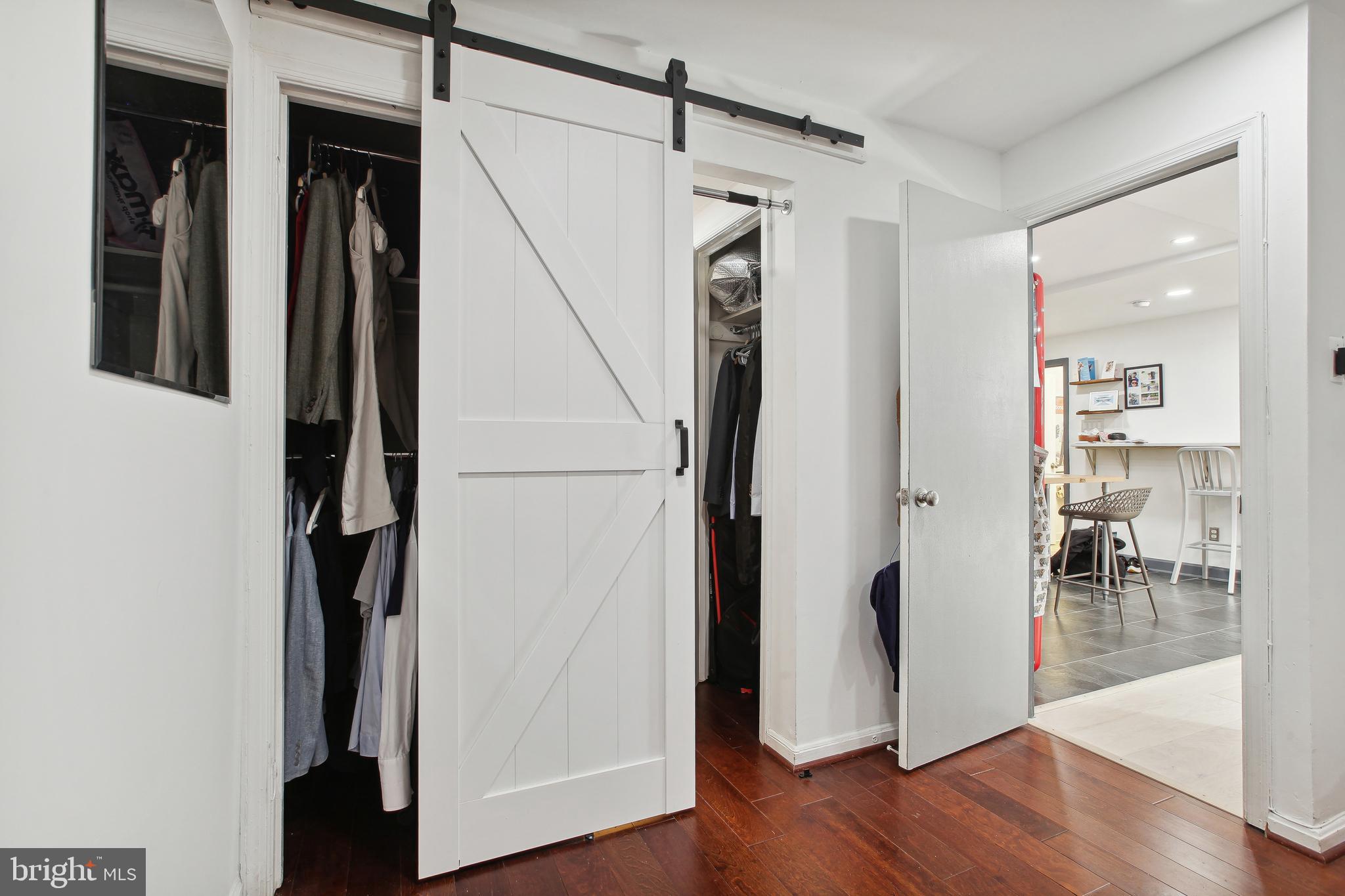 1855 Calvert Street Northwest, Unit LL2 Washington, DC 20009 - Photo 19 of 21 Two Large Closets in Primary Bedroom