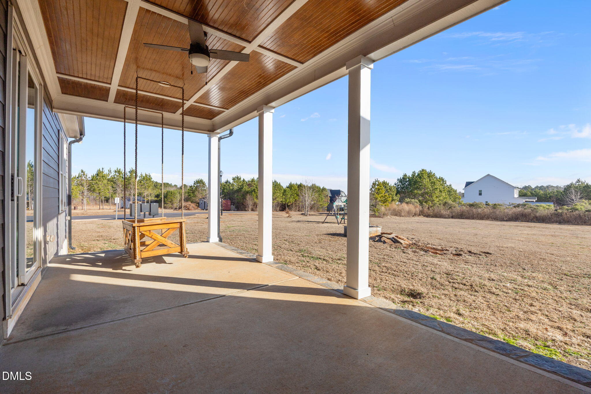 363 Mulberry Road Spring Hope, NC 27882 - Photo 32 of 35 a view of a lake from a window