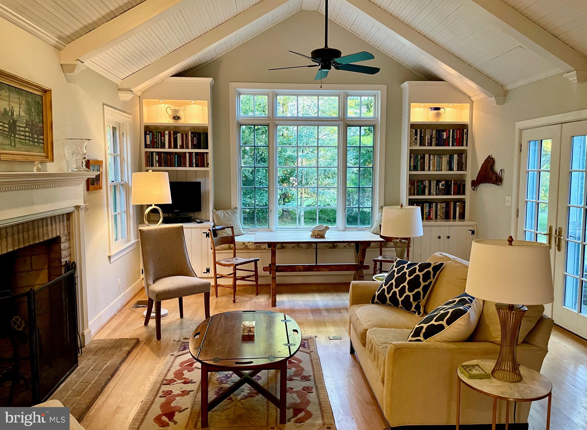 10619 Candlewick Road Stevenson, MD 21153 - Photo 14 of 39 Built in Bookshelves with Lighting and Window Seat