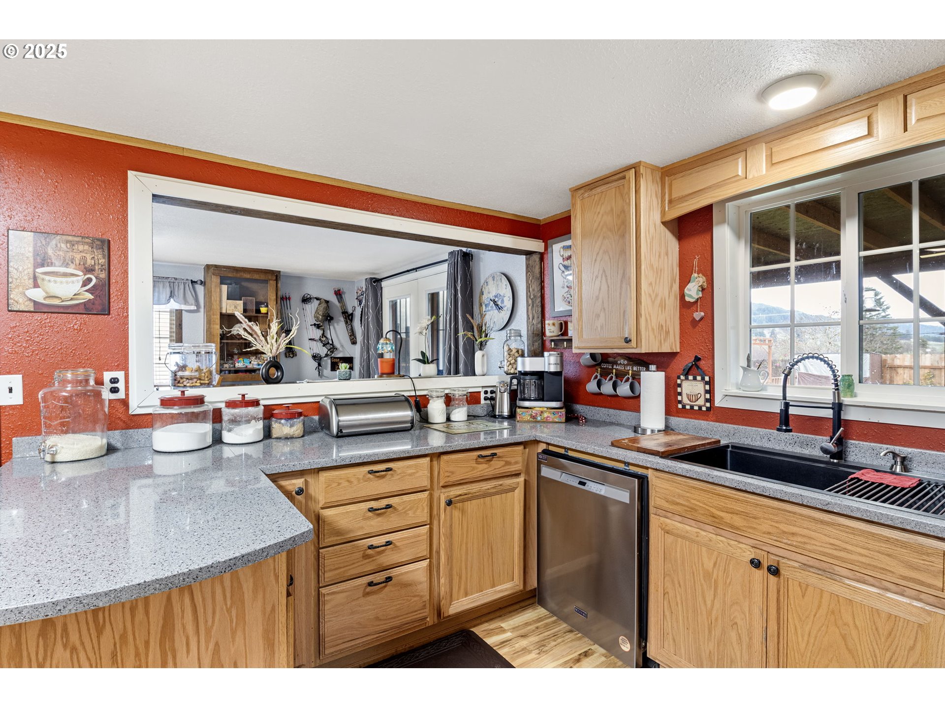 252 Alder Street Yoncalla, OR 97499 - Photo 24 of 47 a kitchen with sink and cabinets