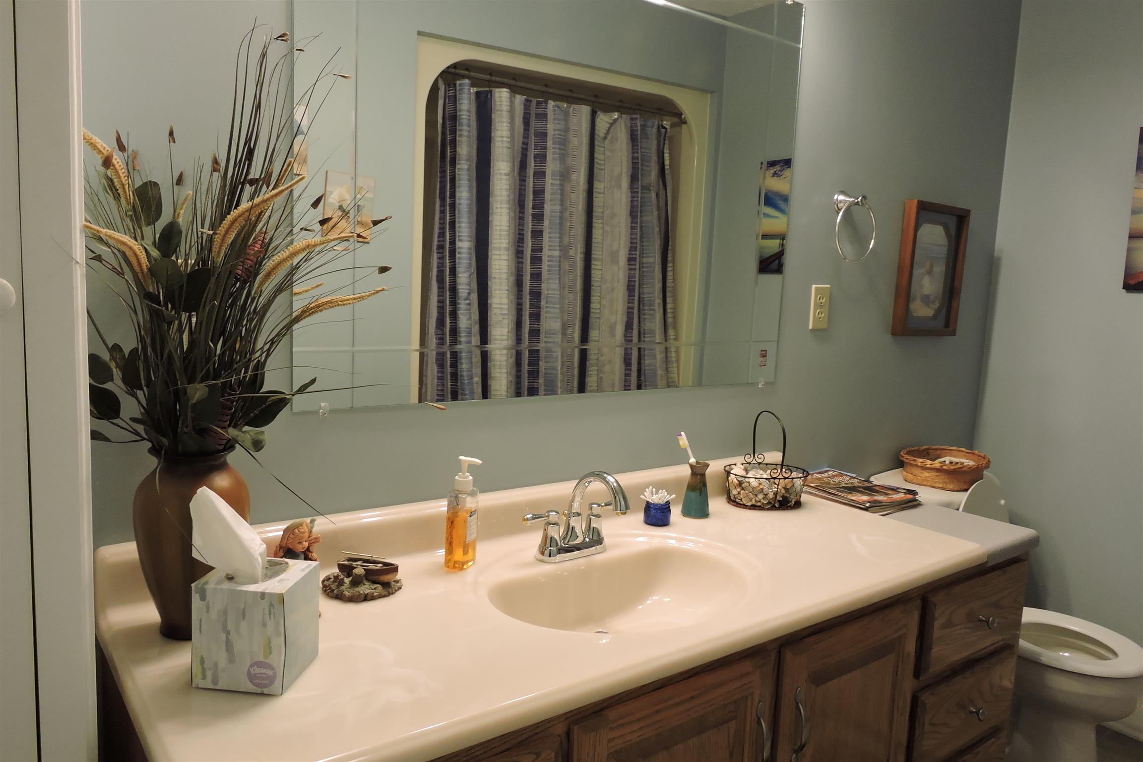 826 Wayside Road Manchester, TN 37355 - Photo 19 of 31 a bathroom with a sink a mirror and a toilet
