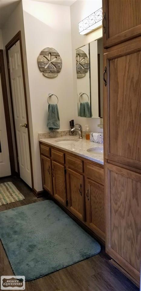 13124 Burgess Road Memphis, MI 48041 - Photo 23 of 55 Remodeled master bathroom that walks thru to the laundry room.