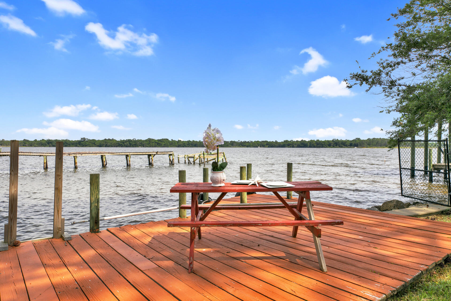 237 Ruth Road Freeport, FL 32439 - Photo 33 of 40 Bay front deck