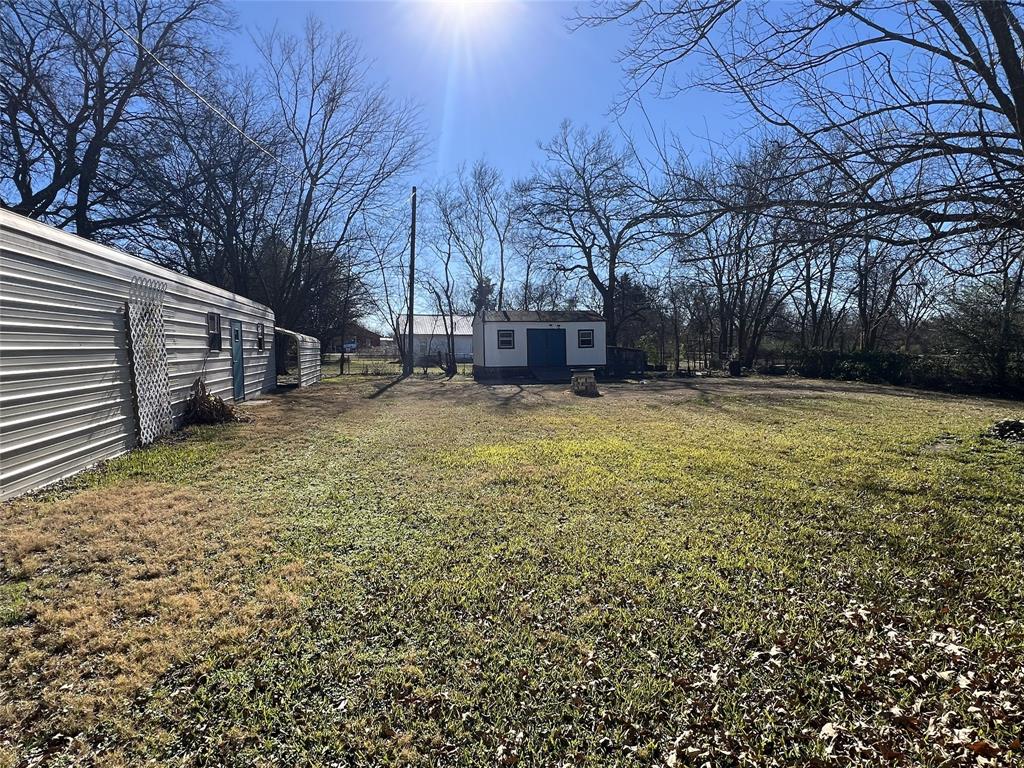 1100 County Road 3531 Saltillo, TX 75478 - Photo 24 of 29 a view of a backyard with a large tree