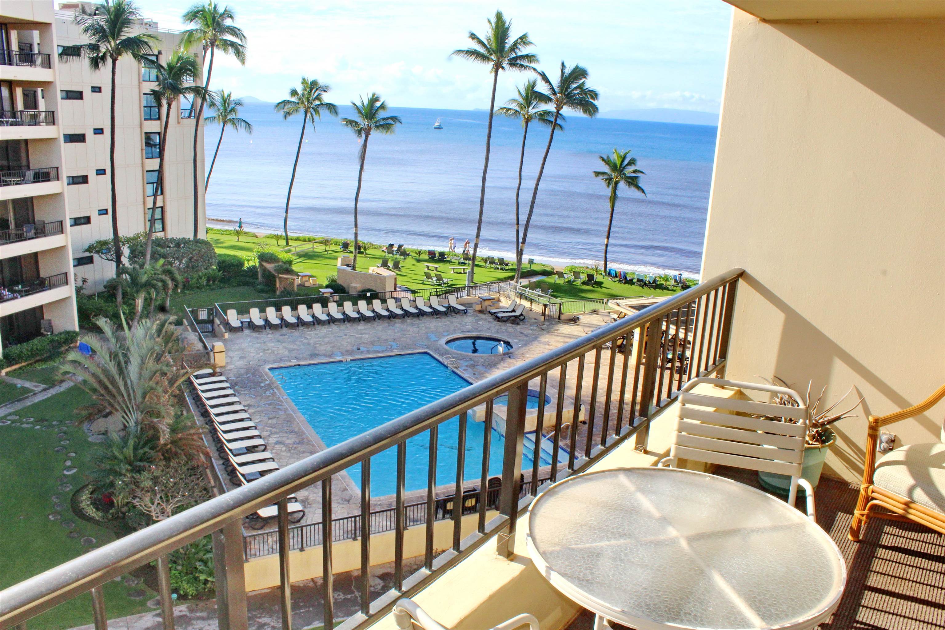145 North Kihei Road, Unit 503 Kihei, HI 96753 - Photo 5 of 30 a view of a balcony with chairs