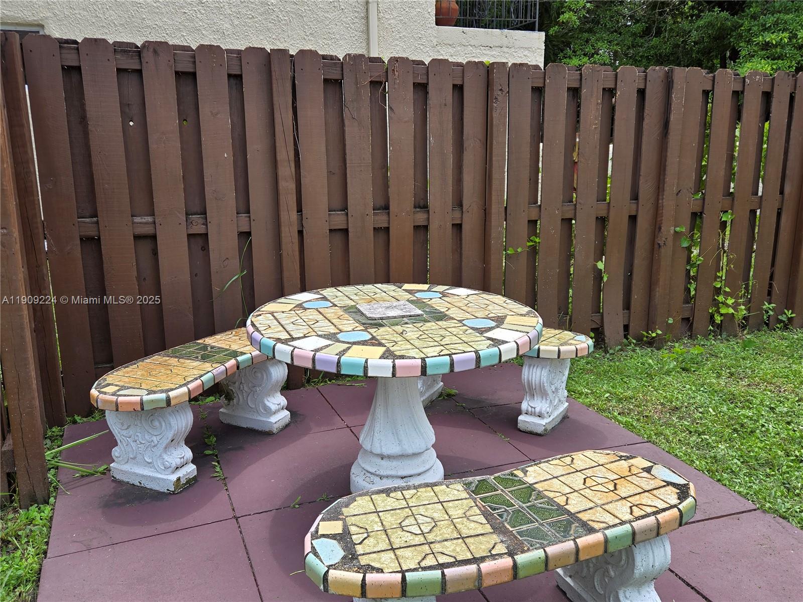 35 Southwest 7th Street, Unit 2 Hallandale Beach, FL 33009 - Photo 22 of 23 a outdoor view with a seating space