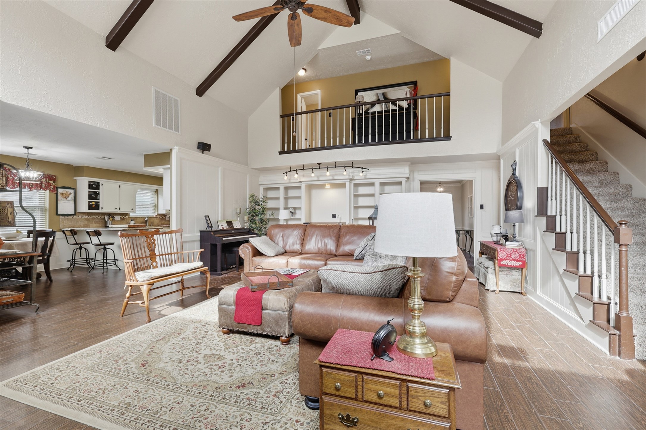 3415 Flickering Candle Drive Spring, TX 77388 - Photo 23 of 36 a living room with furniture and wooden floor