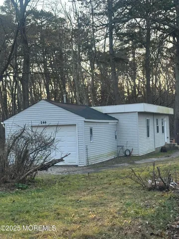 a backyard of a house