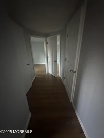 a close view of a closet