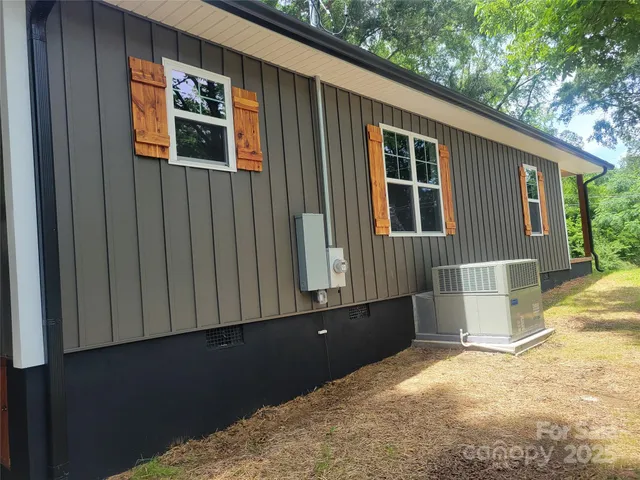 a backyard of a house