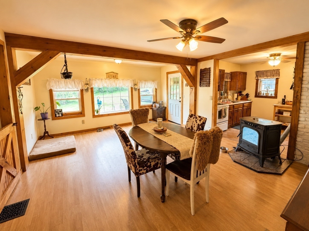 271 Lower Road Deerfield, MA 01342 - Photo 15 of 40 a view of a dining room with furniture window and outside view
