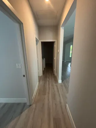 wooden floor in a gallery