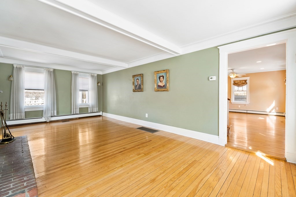35 Lovell Road Watertown, MA 02472 - Photo 24 of 42 a view of empty room with wooden floor and fan