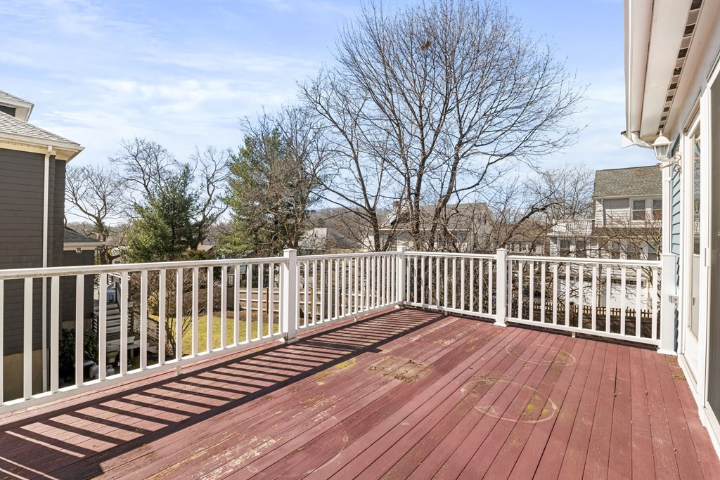 35 Lovell Road Watertown, MA 02472 - Photo 38 of 42 a view of a wooden roof deck