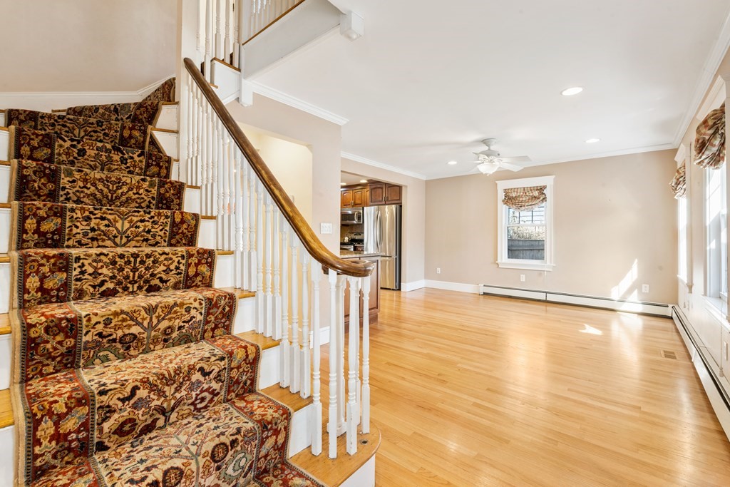 35 Lovell Road Watertown, MA 02472 - Photo 5 of 42 a view of an entryway with wooden floor