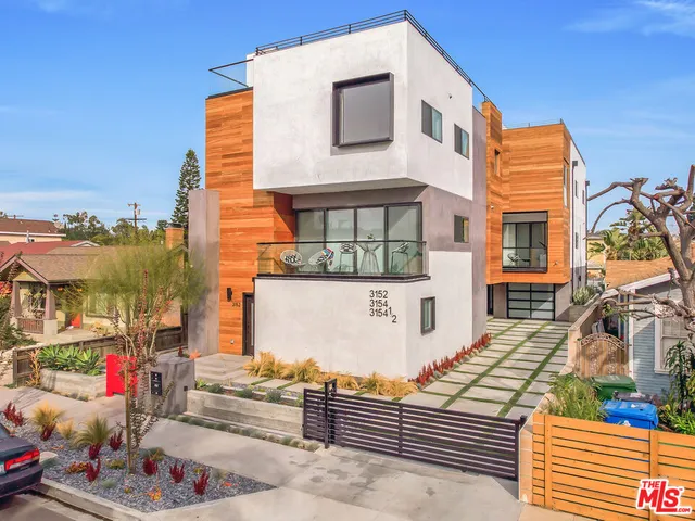 a front view of a building