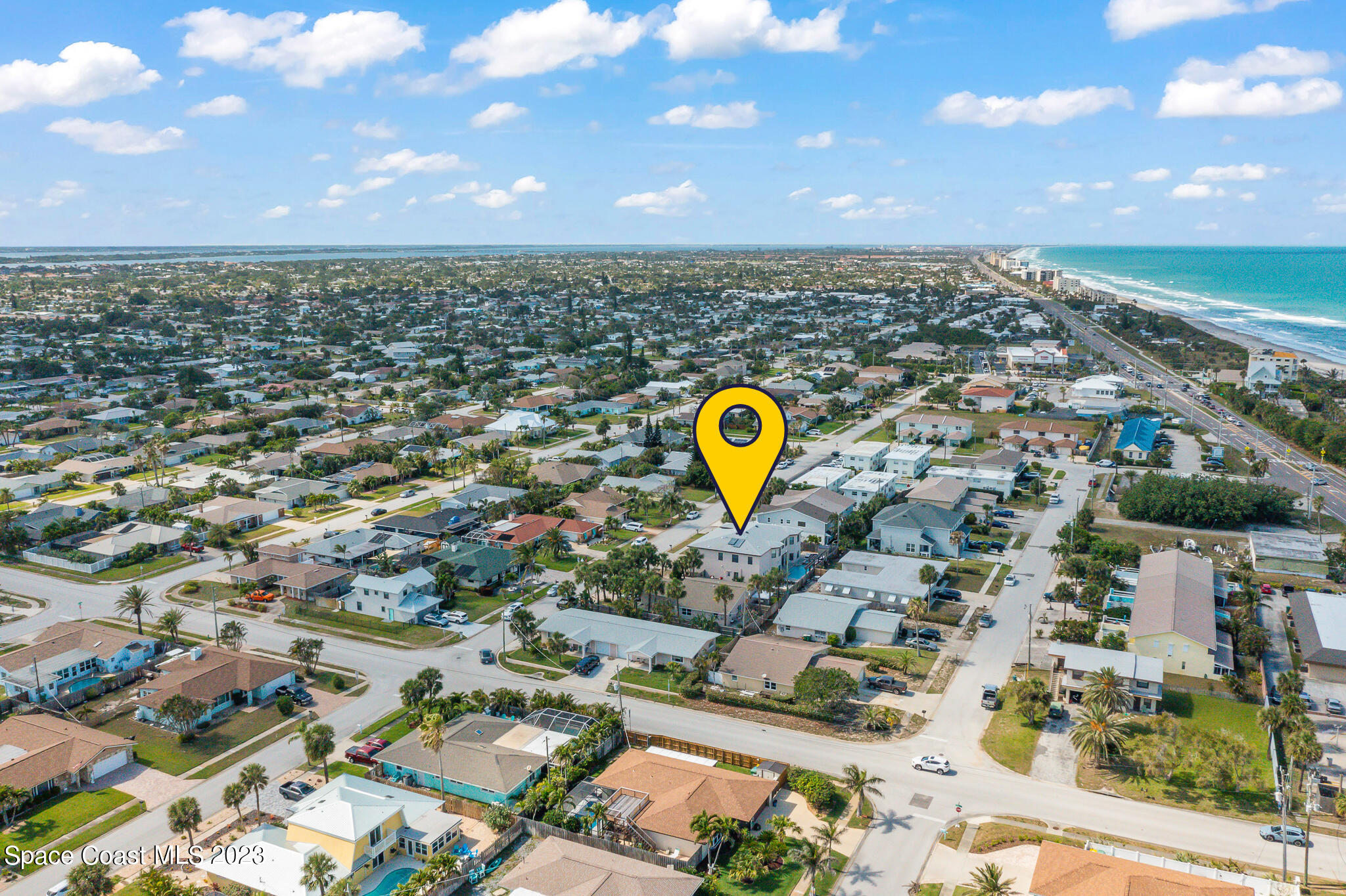 671 Palm Drive Satellite Beach, FL 32937 - Photo 5 of 69 an aerial view of a city