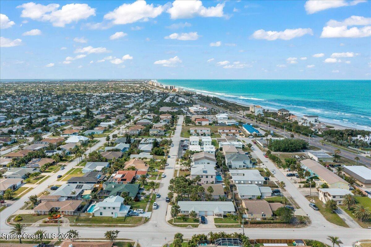 671 Palm Drive Satellite Beach, FL 32937 - Photo 67 of 69 an aerial view of residential houses with outdoor space