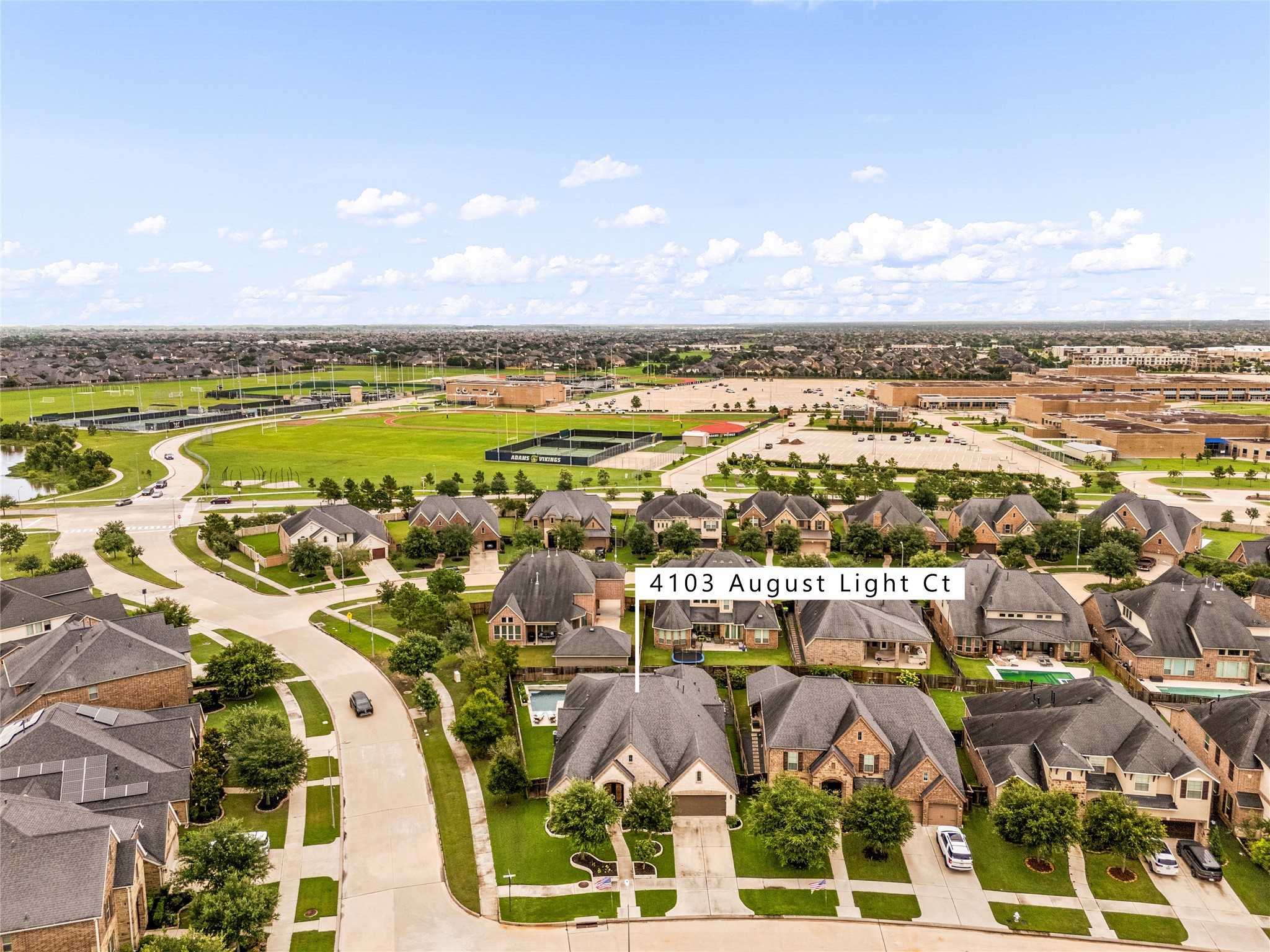 4103 August Light Court Fulshear, TX 77441 - Photo 29 of 33 a view of a city