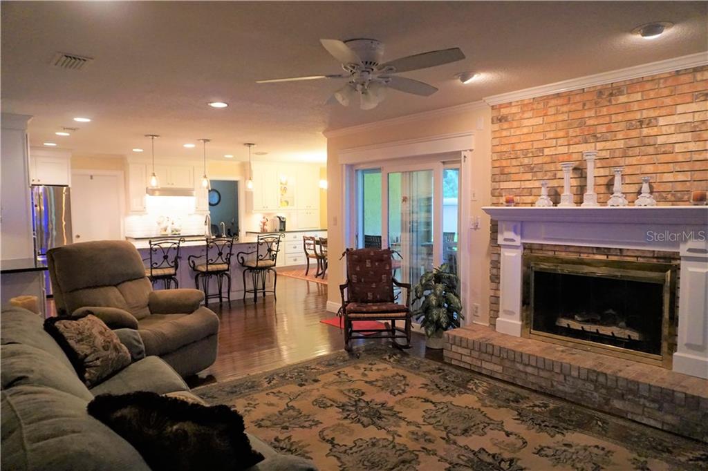 1823 South Valrico Road Valrico, FL 33596 - Photo 10 of 49 Large family room with fireplace!