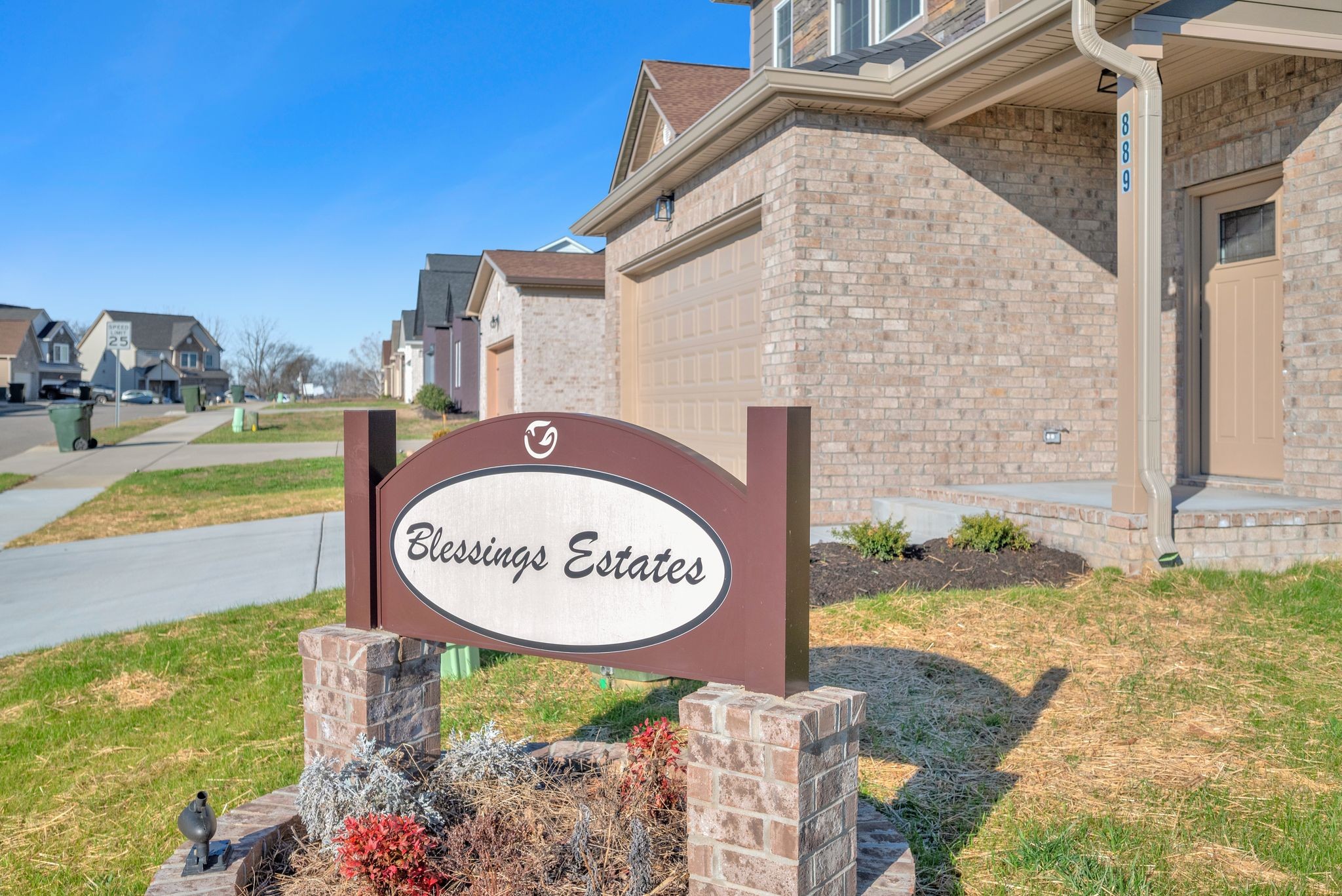 889 Blessing Way Gallatin, TN 37066 - Photo 3 of 37 a sign on the side of the road