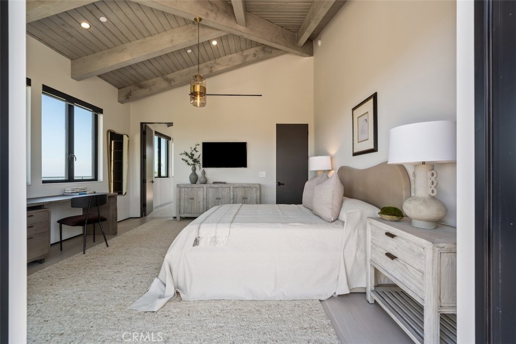 3121 Old Topanga Canyon Road Calabasas, CA 91302 - Photo 33 of 75 a bed room with a bed and a television