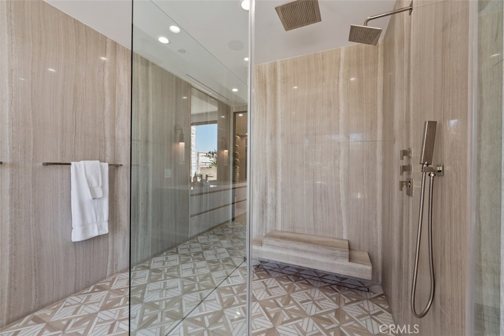 3121 Old Topanga Canyon Road Calabasas, CA 91302 - Photo 45 of 75 a bathroom with a shower and a sink