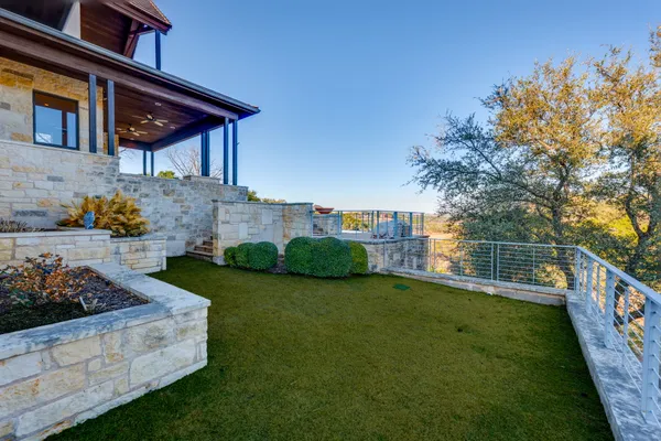 a swimming pool view with a outdoor space