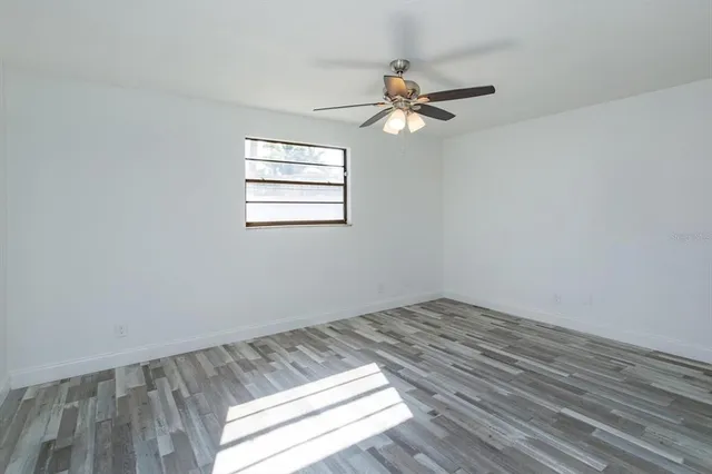 wooden floor in an empty room